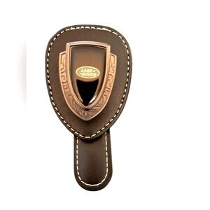 Landrover Sunglasseses Clip For Car Visor Holder Black Faux Leather New